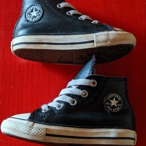 Converse leather High Top Toddler